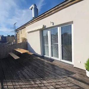 Apartment Beauty On The Rooftop With Ac And Rooftop Terrace, Budapest
